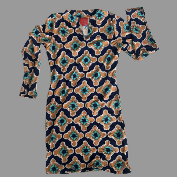 Tracy Negosian Dresses & Skirts - Tracy Negosian Spring Sheath Dress with Sleek Sleeves